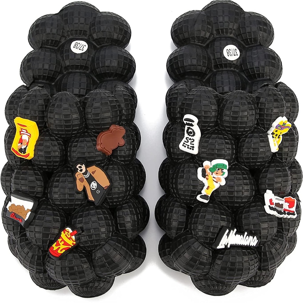 Black Bubble Slides